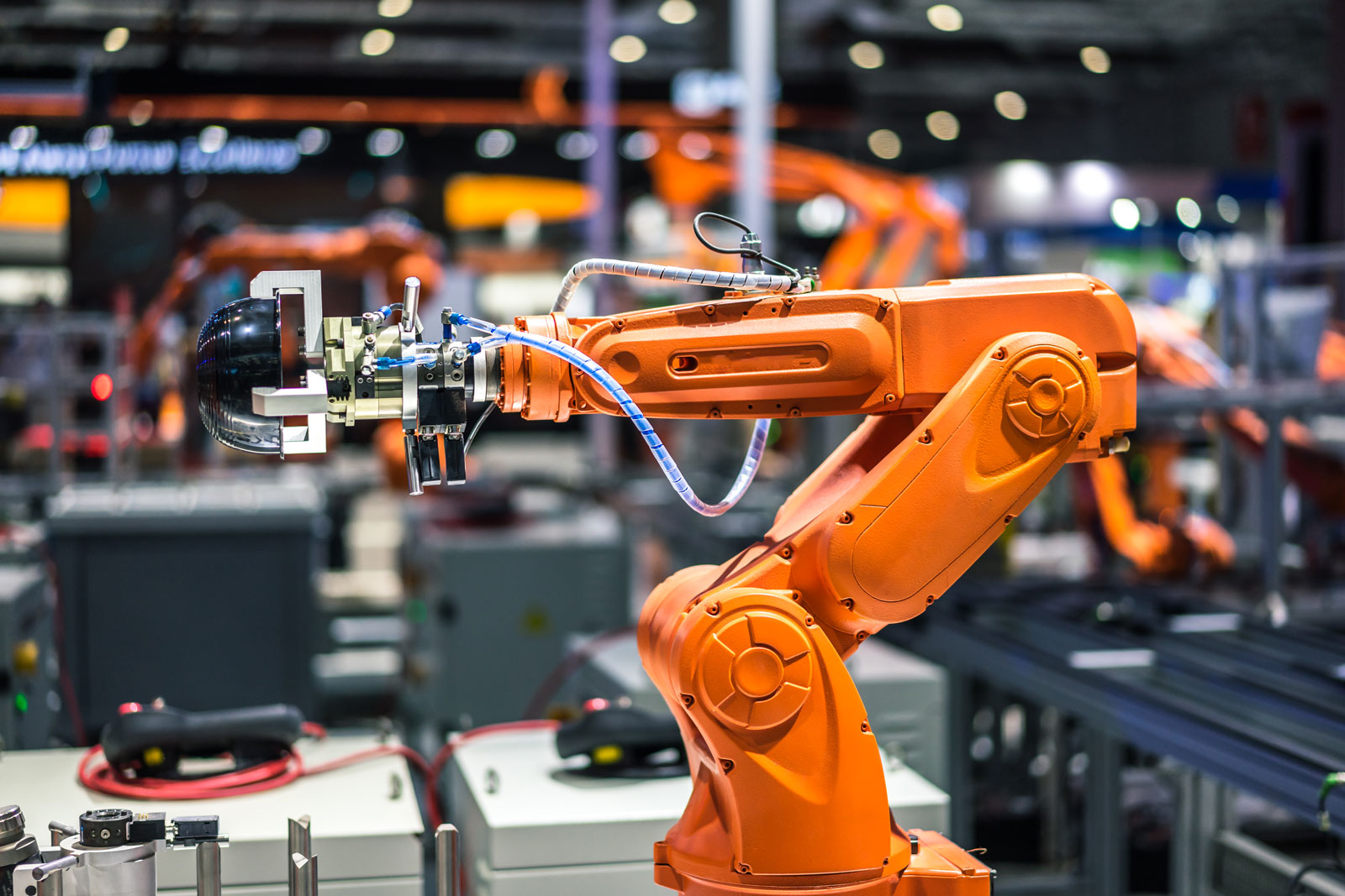 robotic arm manufacturing factory