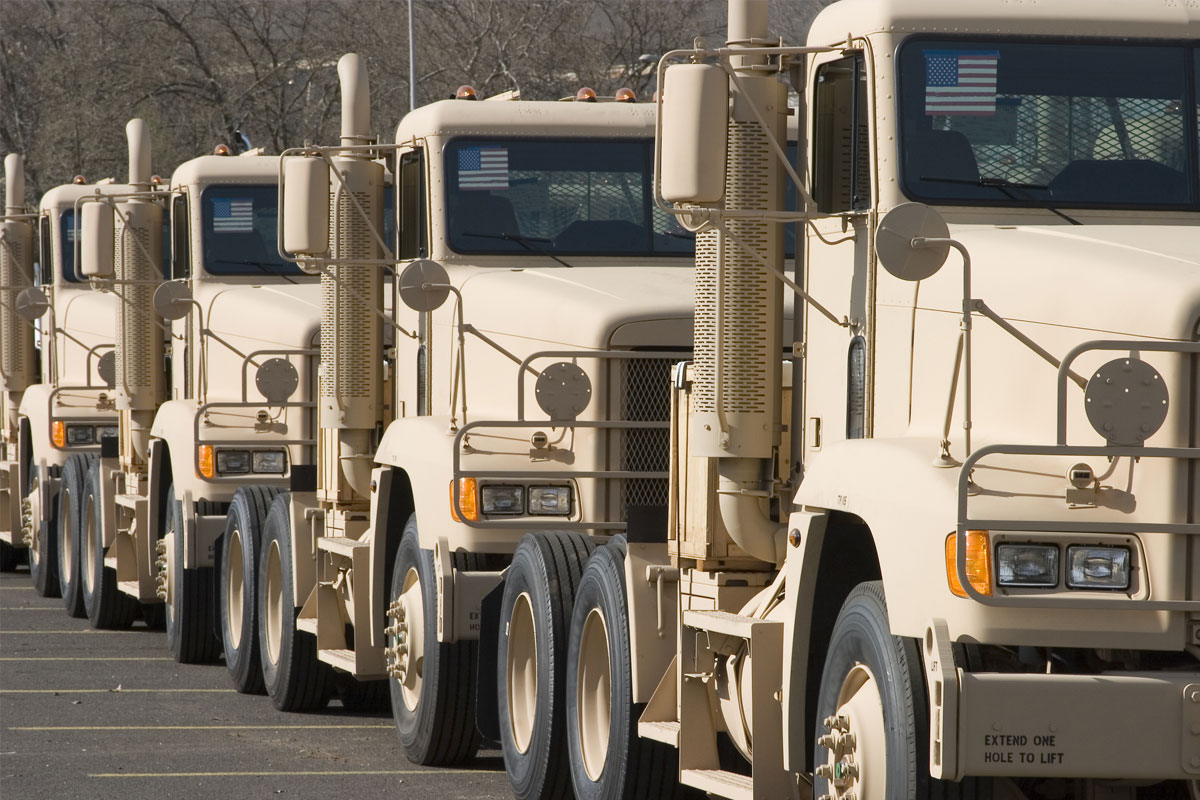 military-tractors-lined-up